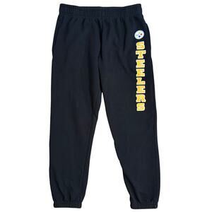 Pittsburgh Steelers Sweatpant Joggers NFL Team Apparel Football BLK Unisex Large